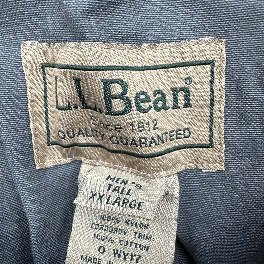 L.L. Bean Gray Military Field Jacket with Brown Collar - Picture 2 of 14